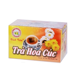 Trà hà hoa cúc, túi lọc-Vĩnh Tiến, hộp (40g/20p*2g).