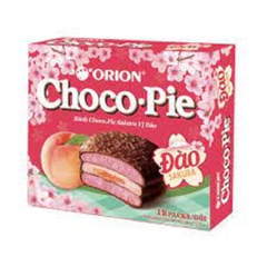 Bánh ChoCo-Pie Sakura vị đào-Orion (360g/12p*30g),