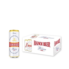 Bia Hà Nội Premium lon cao, thùng (24*330ml, 4.9%).