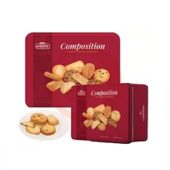 Bánh quy Lambertz Composition Biscuits-Đức, hộp thiếc (450g),