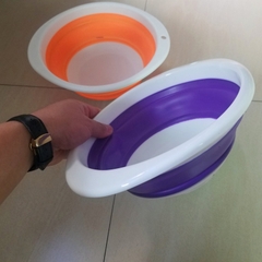 Thau Trộn Mồi Câu Cá Xếp Gọn, Nhựa Dẻo