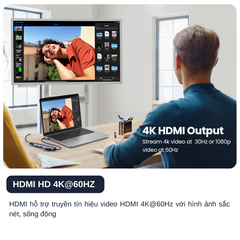Dây Chuyển USB-C to HDMI 4K/60Hz Ugreen - Model 70444