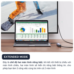 Dây Chuyển USB-C to HDMI 4K/60Hz Ugreen - Model 70444