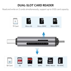 Đầu Đọc Thẻ TF, SD Chân Cắm USB-C & USB Ugreen - Model 50706