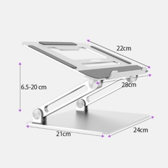 Giá Đỡ Macbook High Stand, Nhôm Nguyên Khối JRC (U20)