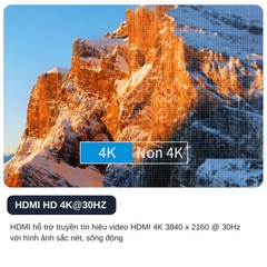 Hagibis 4 IN 1 USB-C Sang VGA + HDMI Kèm USB 3.0 + PD 604665