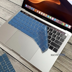 Lót Phủ Bàn Phím Macbook Xanh Pastel