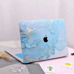 Ốp Macbook In Hình Vân Đá Xanh (C231)