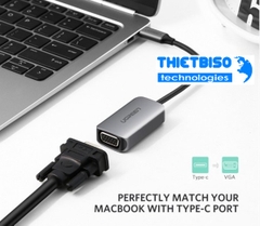 Cáp Chuyển USB Type-C to VGA Adapter