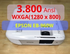 Máy chiếu cũ Epson eb-960w (X4Z57Y0083). 3800 Ansi. WXGA (1280 x 800 )