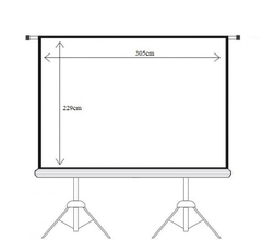 Màn chiếu 3 chân 150 inch (3.05 mét x 2,29 mét)