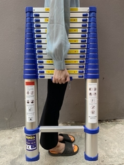 Thang nhôm rút gọn NiNDA NK-50 đai xanh cao 5m