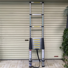 Thang nhôm rút gọn NiNDA ND-54 đai đen cao 5m4