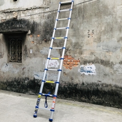 Thang nhôm rút gọn NiNDA NK-32 đai xanh cao 3m2