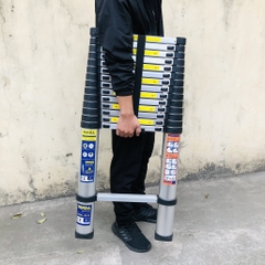 Thang nhôm rút gọn NiNDA ND-50 đai đen cao 5m