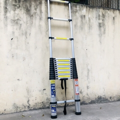 Thang nhôm rút gọn NiNDA ND-50 đai đen cao 5m