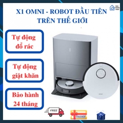 Robot Hút Bụi Lau Nhà Ecovacs DEEBOT X1 OMNI - Bản cao cấp nhất