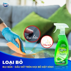 Nước lau kính Clara, 500ml, hương trà xanh