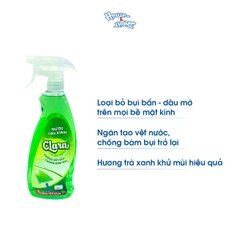 Nước lau kính Clara, 500ml, hương trà xanh