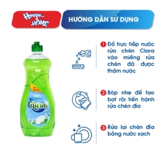 Nước rửa chén Clara Hương Chanh tự nhiên - 750g