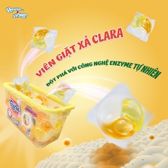 Viên giặt xả Clara - Hương hoa ngọt ngào