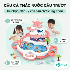 Câu Cá Thác Nước Cầu Trượt 3 Tầng 1567-9C Cho Bé