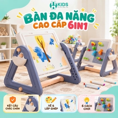 Bàn Vẽ Và Lắp Ghép Đa Năng Cao Cấp 6in1 Y1024 - Lắp Ráp Cho Bé