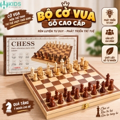 Bộ Cờ Vua Nam Châm Gấp Gọn Có Ngăn Đựng Quân
