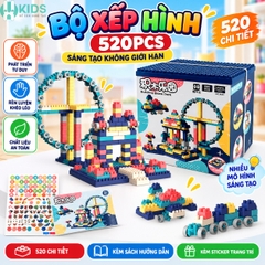 Bộ Xếp Hình Công Viên Giải Trí 520 Chi Tiết