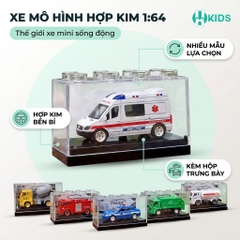 Xe Mô Hình Hợp Kim Mini Tỷ Lệ 1:64 Có Hộp Trưng Bày – Nhiều Mẫu