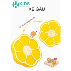 Xe Đẩy Siêu Thị Cho Bé Kèm Đồ Chơi Các Loại Hoa Qủa Cho Bé Tập Đi Chợ, Chở Búp Bê, Thú Bông Đi Chơi.