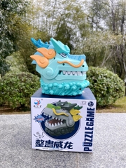 Đồ chơi cắn ngón tay khám răng hình rồng khủng long phiên bản mới có đèn nhạc giải trí vui nhộn cho trẻ em và gia đình