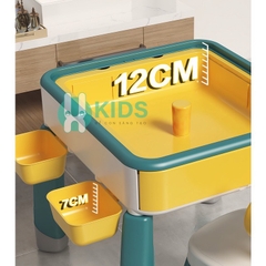 Bàn xếp hình lego đa chức năng có thể kéo ra kích thước siêu lớn