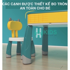 Bàn xếp hình lego đa chức năng có thể kéo ra kích thước siêu lớn