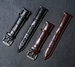 Dây da vân đồng hồ nam Lobinni - Khóa cài