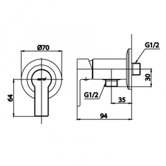 Củ sen tắm nước lạnh COTTO CT1261A2(HM)