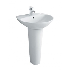 Lavabo Treo Tường Inax L-285V/L-288VD Kèm Chân Dài