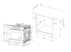 Lò Nướng Âm Tủ SPB 868 IT