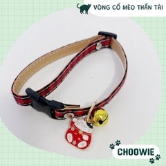 Vòng cổ mèo thần tài 17-33cm