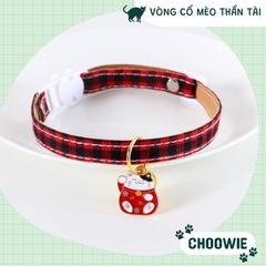 Vòng cổ mèo thần tài 17-33cm