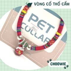 Vòng cổ thổ cẩm có chuông