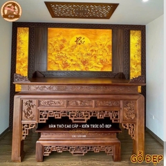 Án Gian Thờ Gỗ Gụ Cao Cấp - AG11