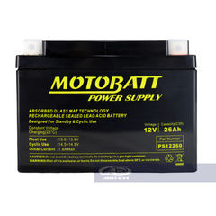 BÌNH MOTOBATT - PS12260-(12V - 26A) - MTB-PS12260