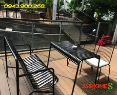 Bàn ghế ngoài trời HA351