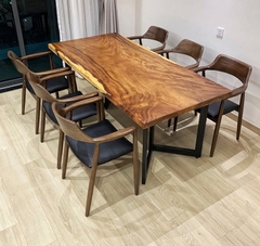 Bộ bàn ghế cafe gỗ HA735