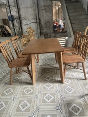 Bộ bàn ghế cafe gỗ HA723