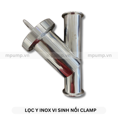 Lọc Y inox vi sinh khớp nối nhanh