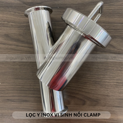 Lọc Y inox vi sinh khớp nối nhanh