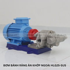 Máy bơm bánh răng inox HLG25-SUS-MC