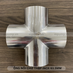 Ống nối chữ thập inox vi sinh